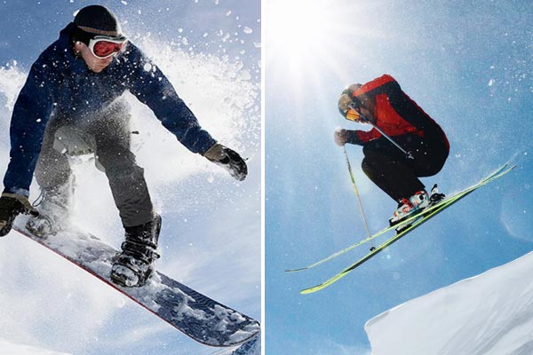 Skiing vs Snowboarding pros and cons